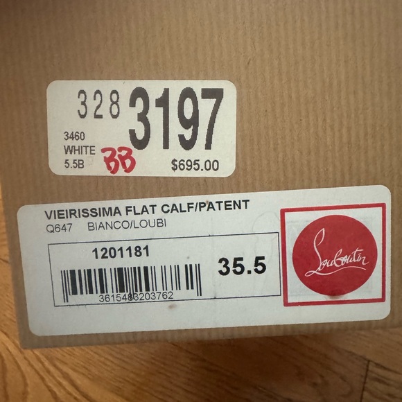 Vieirissima Christian Louboutin sneakers size 6, - Picture 6 of 15